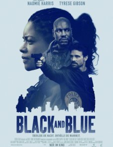 Чёрный и синий постер фильма